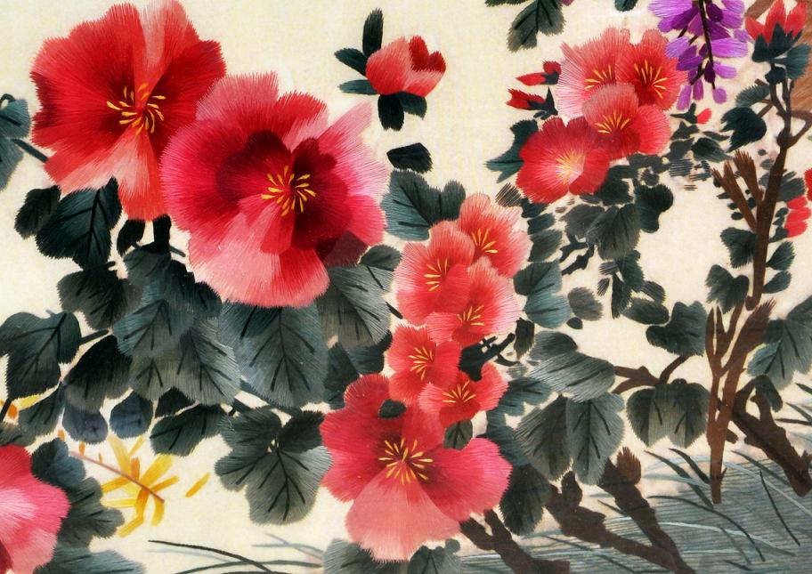 蘇繡精品刺繡、繡工精細(xì)、層次感突出、堪稱(chēng)刺繡中的佳作！